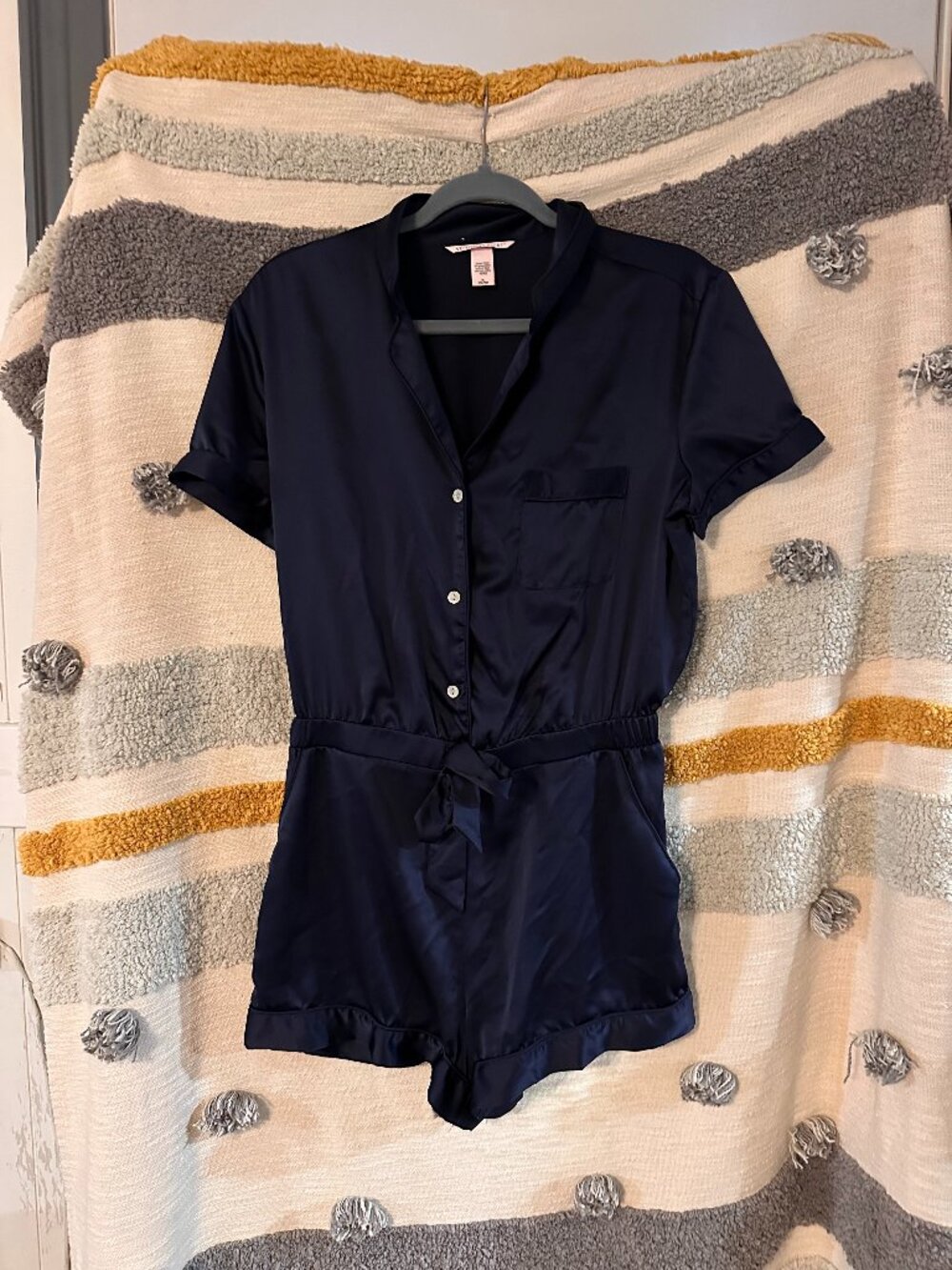 Victoria's Secret Intimates - Romper - Size Medium - Navy